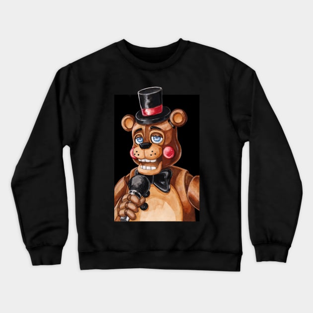 Toy Freddy Crewneck Sweatshirt by Primal Arc